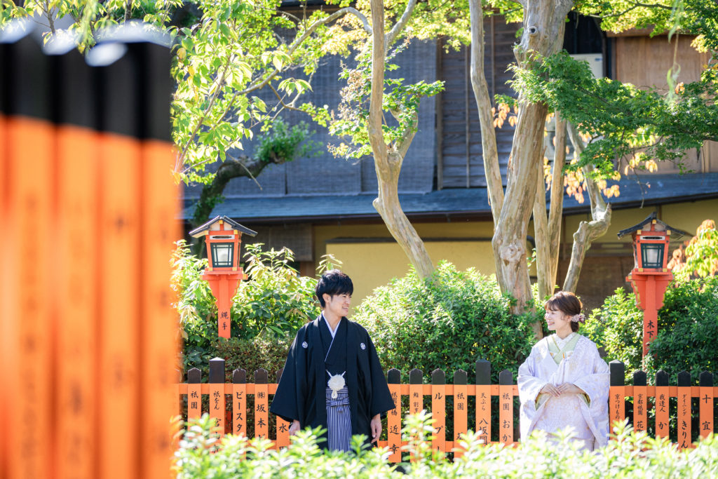 新緑時期の和装前撮り