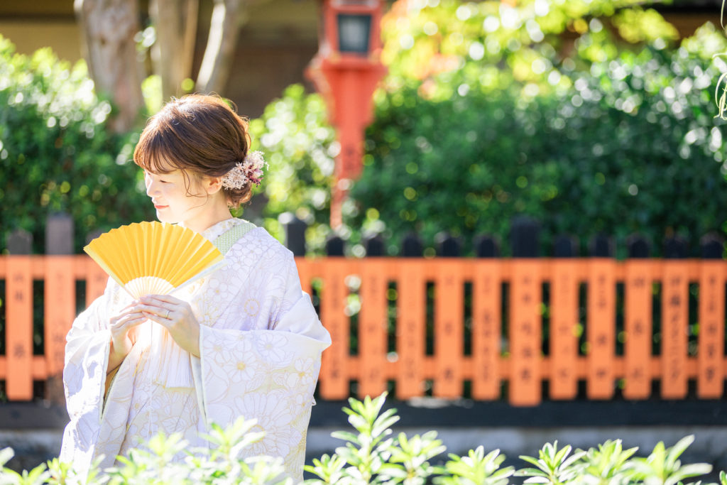 新婦様の白無垢でのソロショット