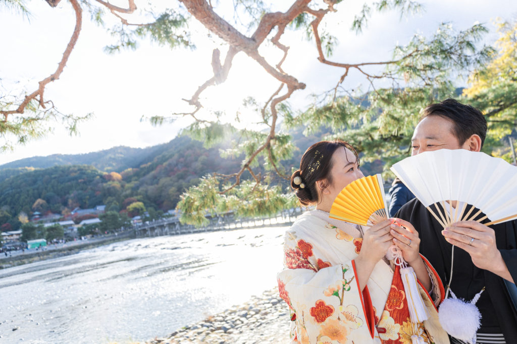 混雑しやすい嵐山ロケーションの雰囲気