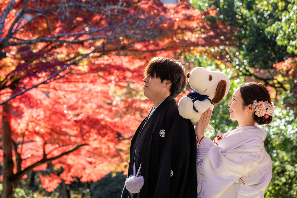 嵐山前撮り 紅葉の季節 京都