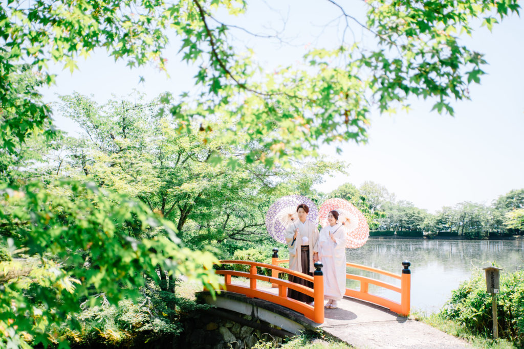 大覚寺前撮り 新緑の季節 京都