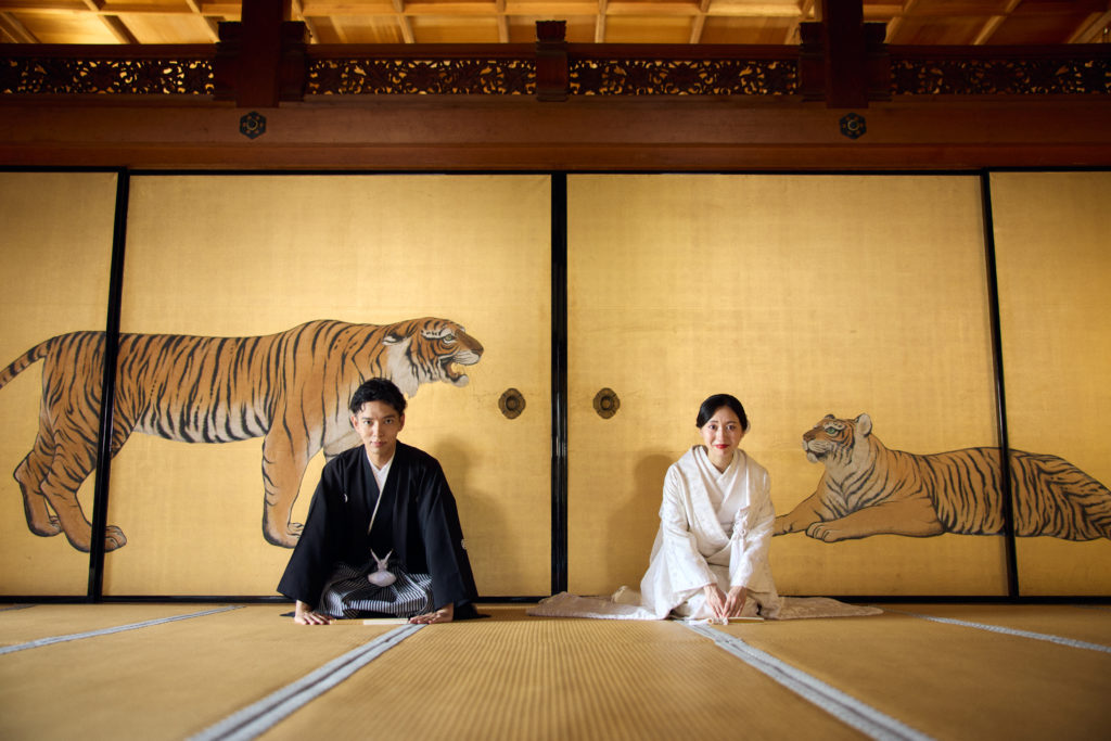 神社仏閣ロケーションで撮影する京都和装前撮り