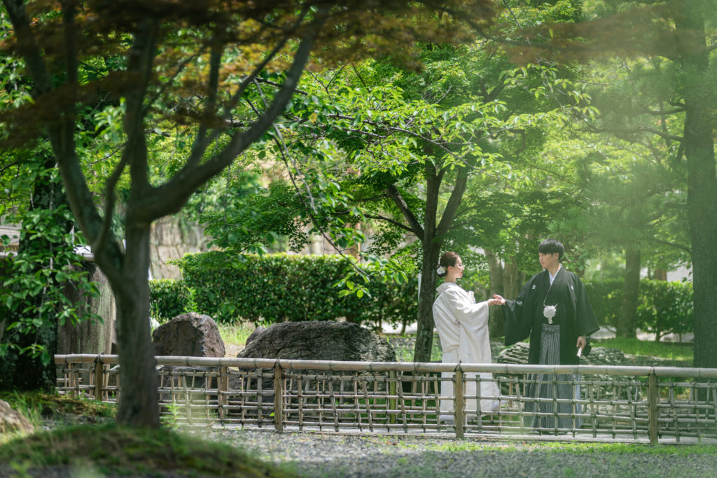 京都和装前撮り ハルウェディング 神社仏閣ロケーション撮影