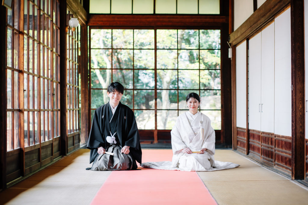 立本寺で撮影する京都前撮り写真