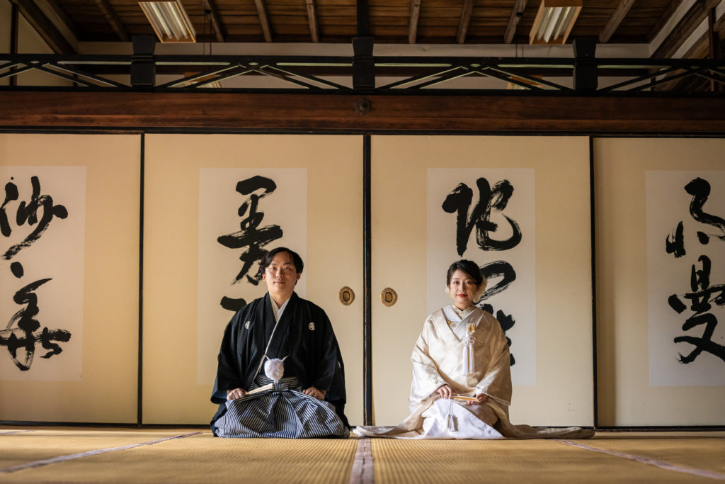 神社仏閣ロケーションで撮影する京都和装前撮り