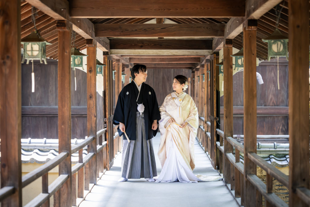 京都立本寺前撮り 和装ロケーション撮影