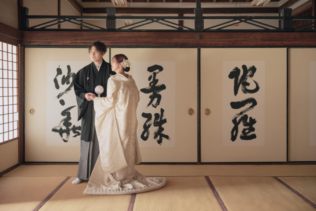 早朝に撮影する立本寺前撮りロケーション